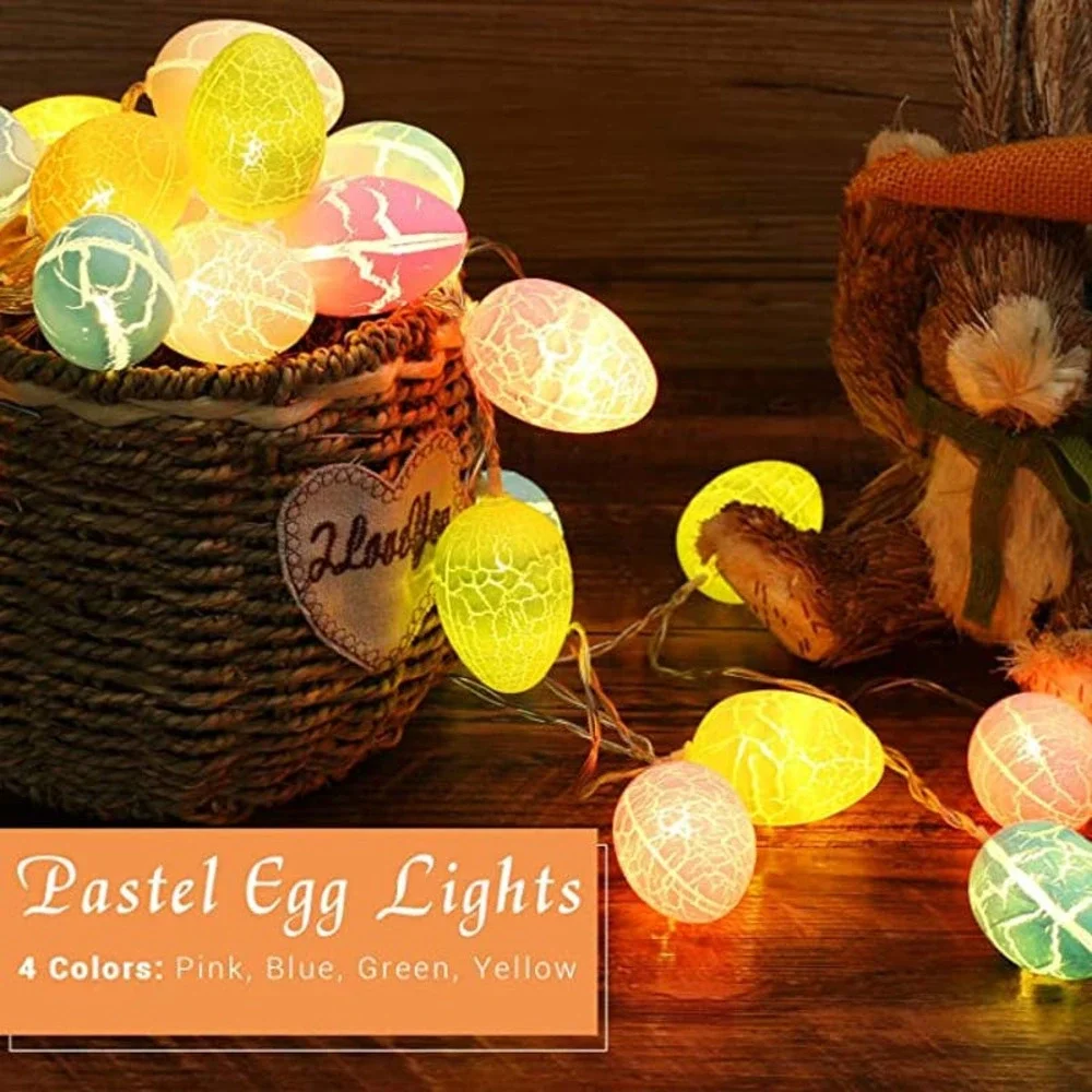 9.8 Ft 20LED Easter Decoration Lights